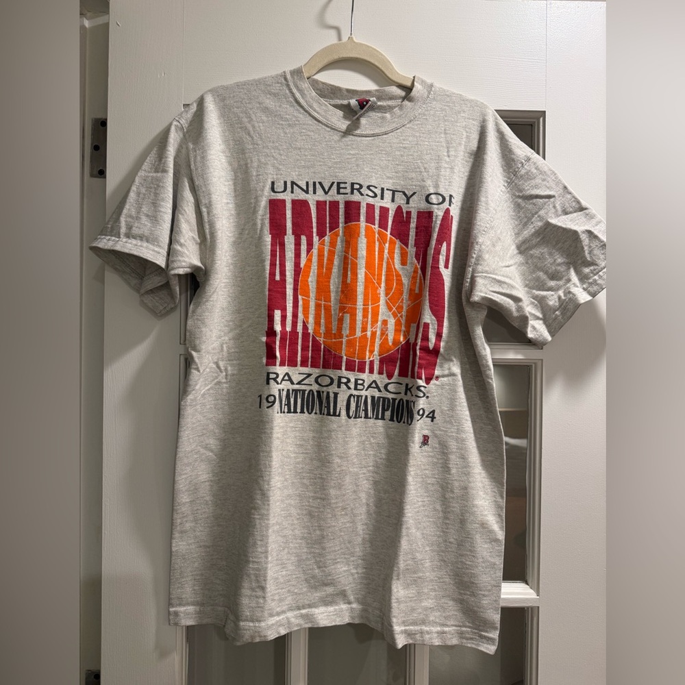 Gray Vintage 1994 University of Arkansas T-Shirt